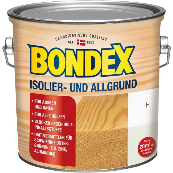 Bondex Isolier- & Allgrund Weiss 2,50l