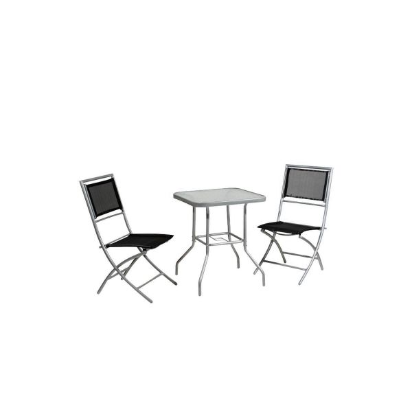 Siena Garden 605011 Set Palma 3-teilig Tisch inkl. 2 Stühlen