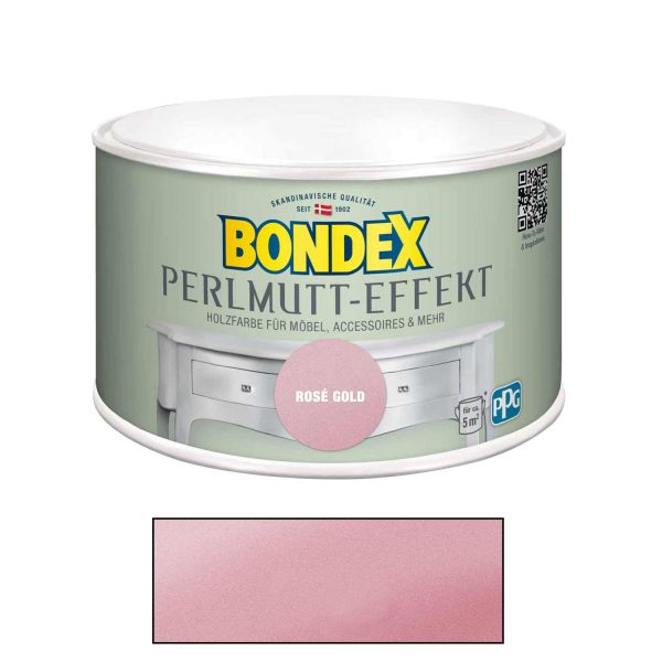 Bondex Perlmutt- Effekt Rose Gold 0,5l