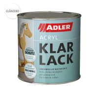 ADLER Acryl-Klarlack Glänzend 0,375l
