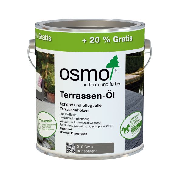 Osmo Terrassen-Öl 019 Grau transparent 3l