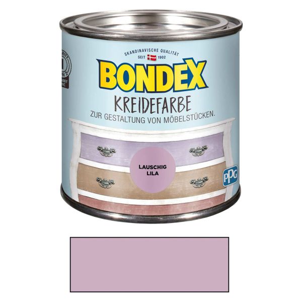 Bondex Kreidefarbe Lauschig Lila 0,50 l Lauschig Lila für den Innenbereich