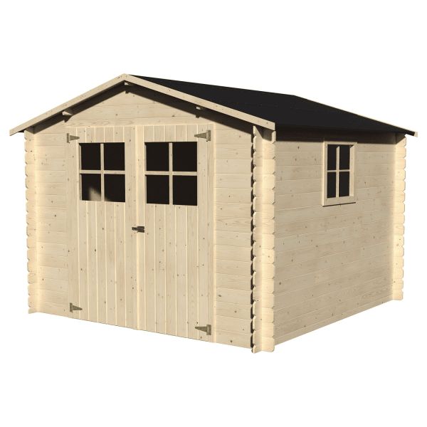 Décor et Jardin Gartenhaus Mirama naturbelassen 269 x 269 cm