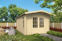 Gartenhaus - Blockhütte Endre mit Satteldach | von Nordje | 300x500x236cm