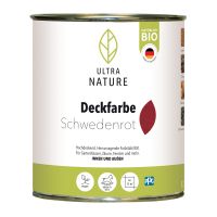 Ultra Nature Deckfarbe Schwedenrot 0,75l