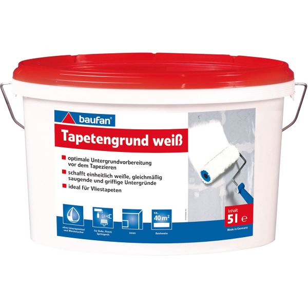 baufan Tapetengrund weiss 5 l