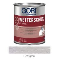 GORI 99 Wetterschutz Holzfarbe Lichtgrau 5l