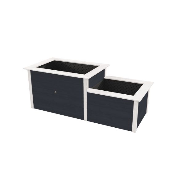 Weka Hochbeet | 205x79 | 21 mm | anthrazit | Stufe