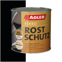 ADLER Ferro Rostschutz Tiefschwarz RAL9005 2,5l