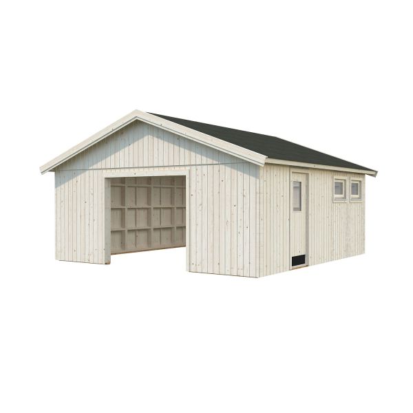 Palmako Garage Andre 28,5 m² ohne Tor natur