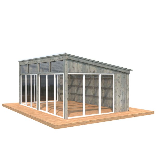 Palmako Pavillon Nova 21,5 m² grau