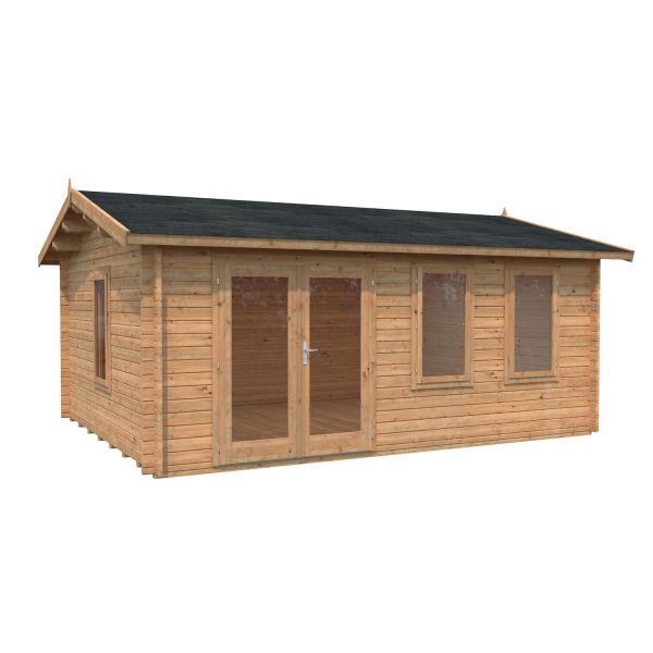 Palmako Gartenhaus Iris 19,1 m² hellbraun