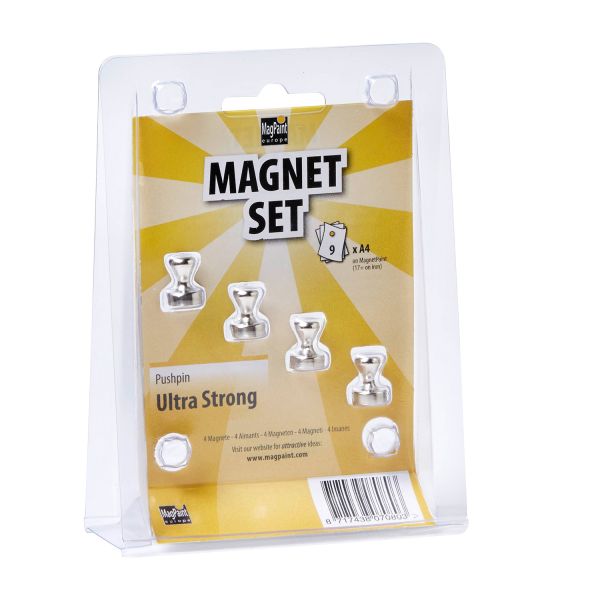 MagPaint Magnet Set Pushpin Ultra Strong