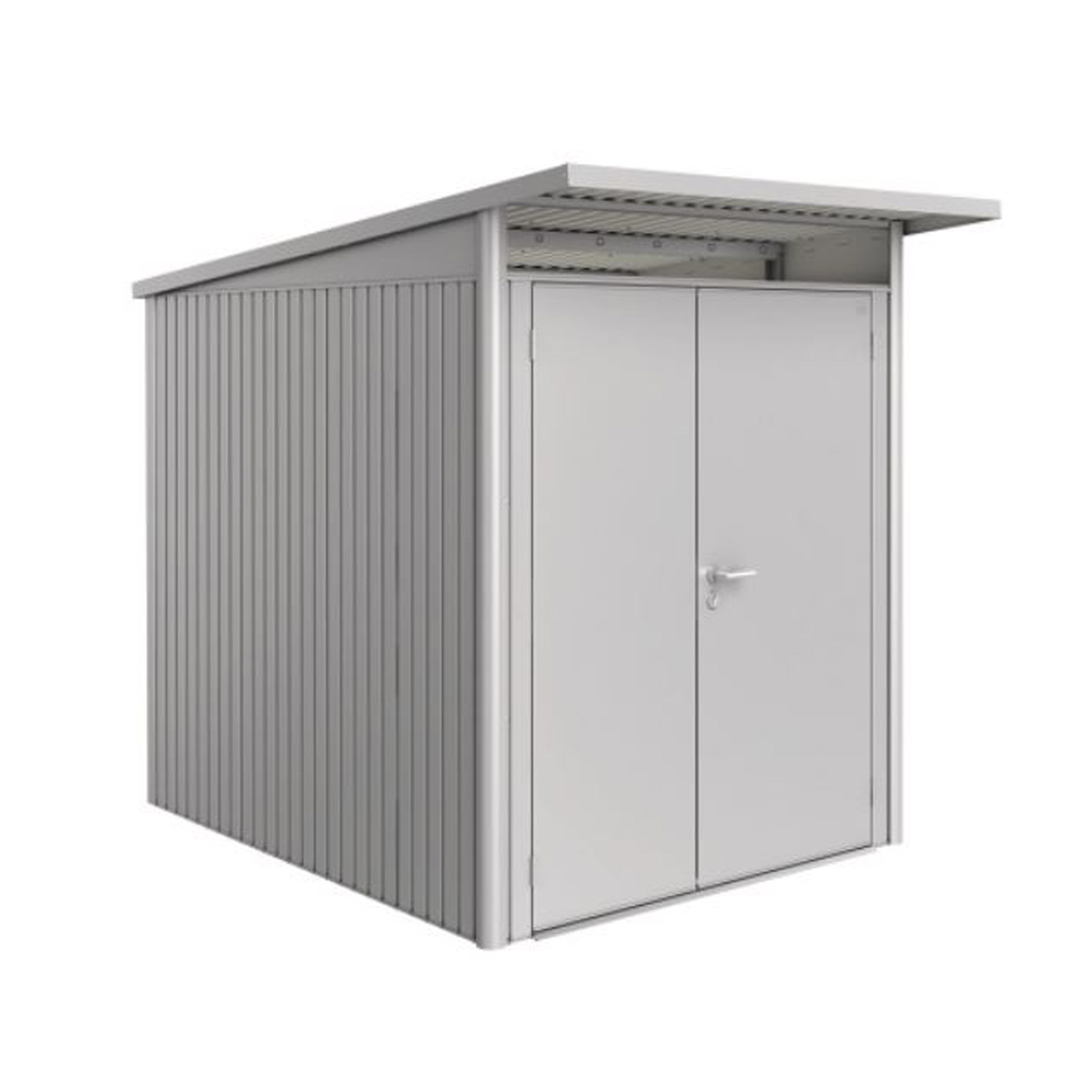 Biohort Gerätehaus AvantGarde A1 silber Doppeltür kaufen