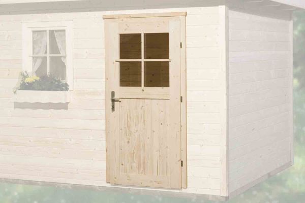 Weka Zusatztür für Gartenhaus 45 mm, 97x182 cm