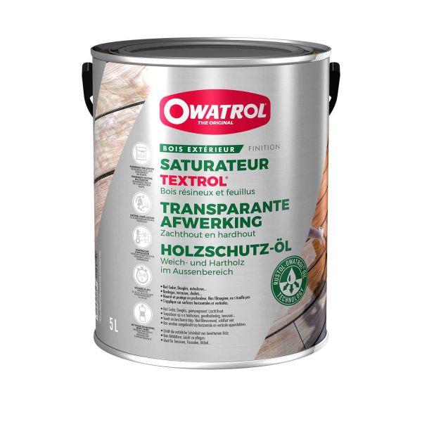 Owatrol Textrol Outdoor Holzschutz, farblos 5L