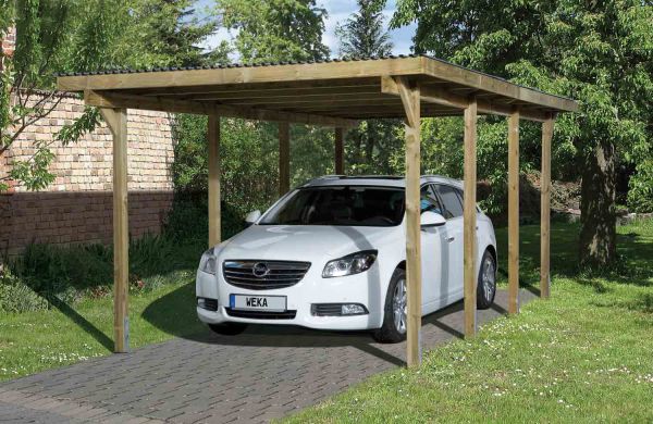 Weka Einzelcarport 606 Gr.2 | 300x600x235 cm