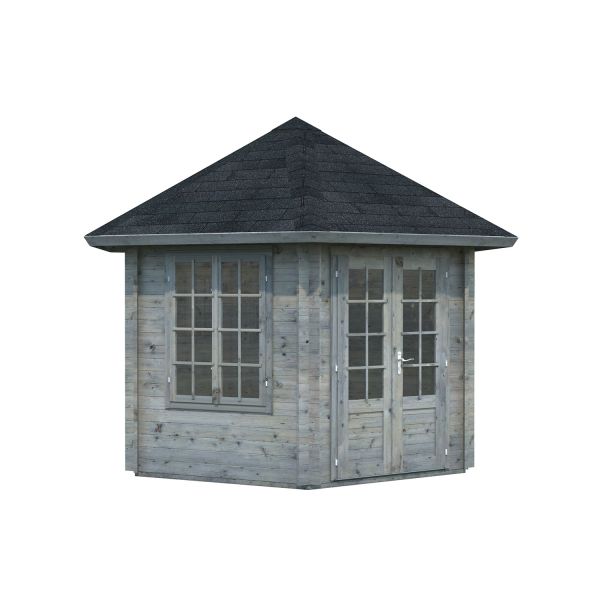 Palmako Pavillon Hanna 7,6 m² grau